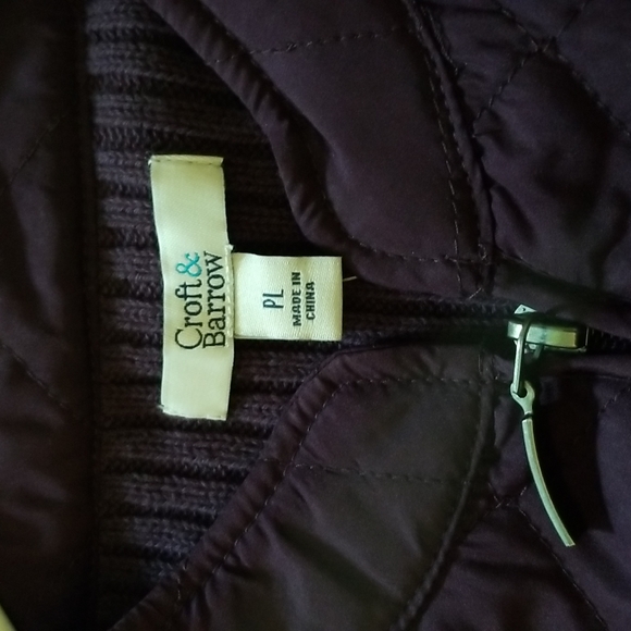 Croft & Barrow Purple PL jacket - Picture 3 of 4